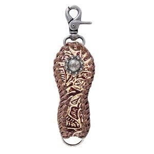 NWT Myra Bag Western Leather Braided Key Fob